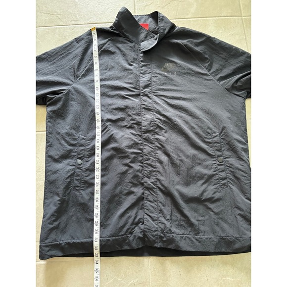 Nike Air Jacket Mens 2XL Black Fleece Woven Outdoor Sporty Vintage‎ Athletic - Picture 11 of 11